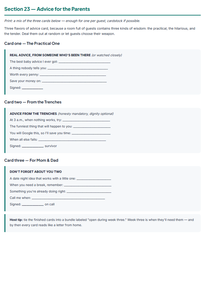 Baby Shower Games Printable Pack: 25 Ready-to-Play Games — sample page 2