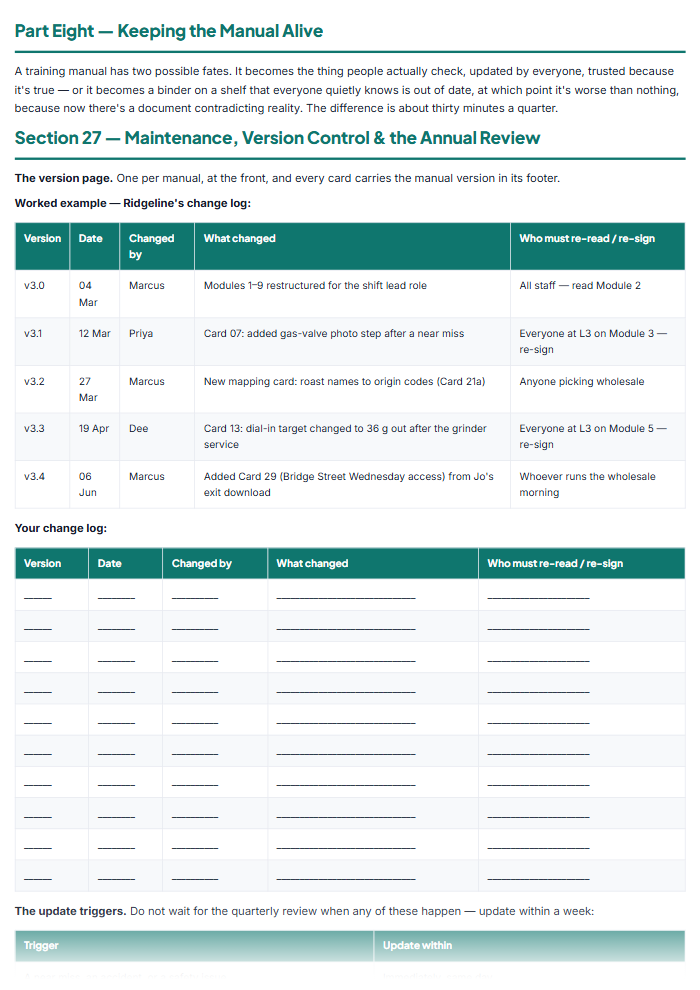 Employee Training Manual Template & Onboarding Kit (PDF) — sample page 3